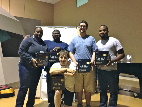 Standing from left, Laeitta Wade of Greenville, Horace Willis of Arcola, Curtis Nunnery of Smithdale, Travis Calvin of Clarksdale;  Front kneeling,  Matthew Coleman of Pearl 